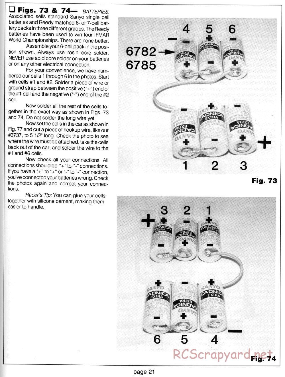 Team Associated - RC10LSS - Manual - Page 21