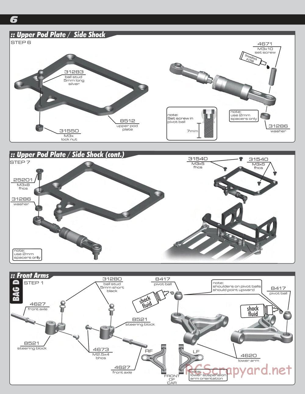 Team Associated - RC10R5 Factory Team - Manual - Page 6