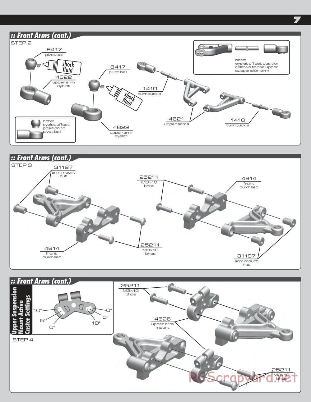 Team Associated - RC10R5 Factory Team - Manual - Page 7