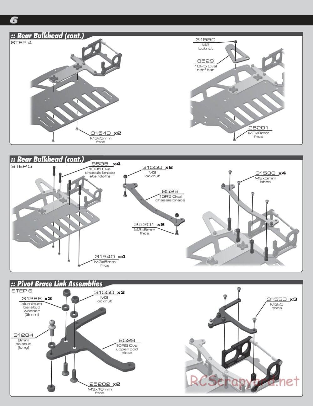 Team Associated - RC10R5 Oval Factory Team - Manual - Page 6