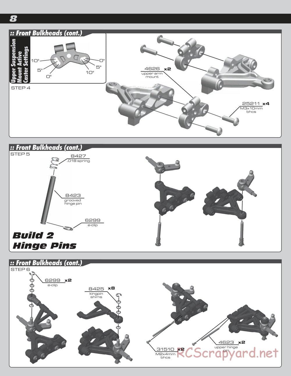 Team Associated - RC10R5 Oval Factory Team - Manual - Page 8