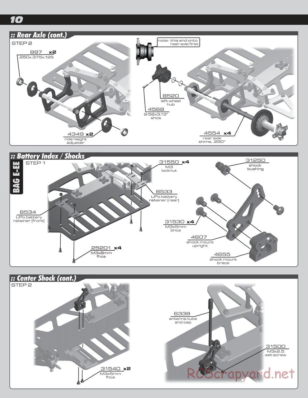 Team Associated - RC10R5 Oval Factory Team - Manual - Page 10
