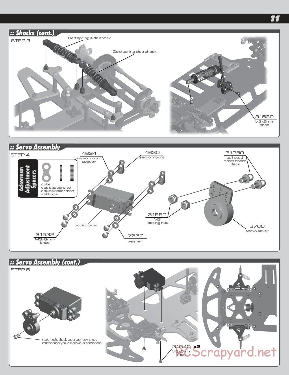 Team Associated - RC10R5 Oval Factory Team - Manual - Page 11