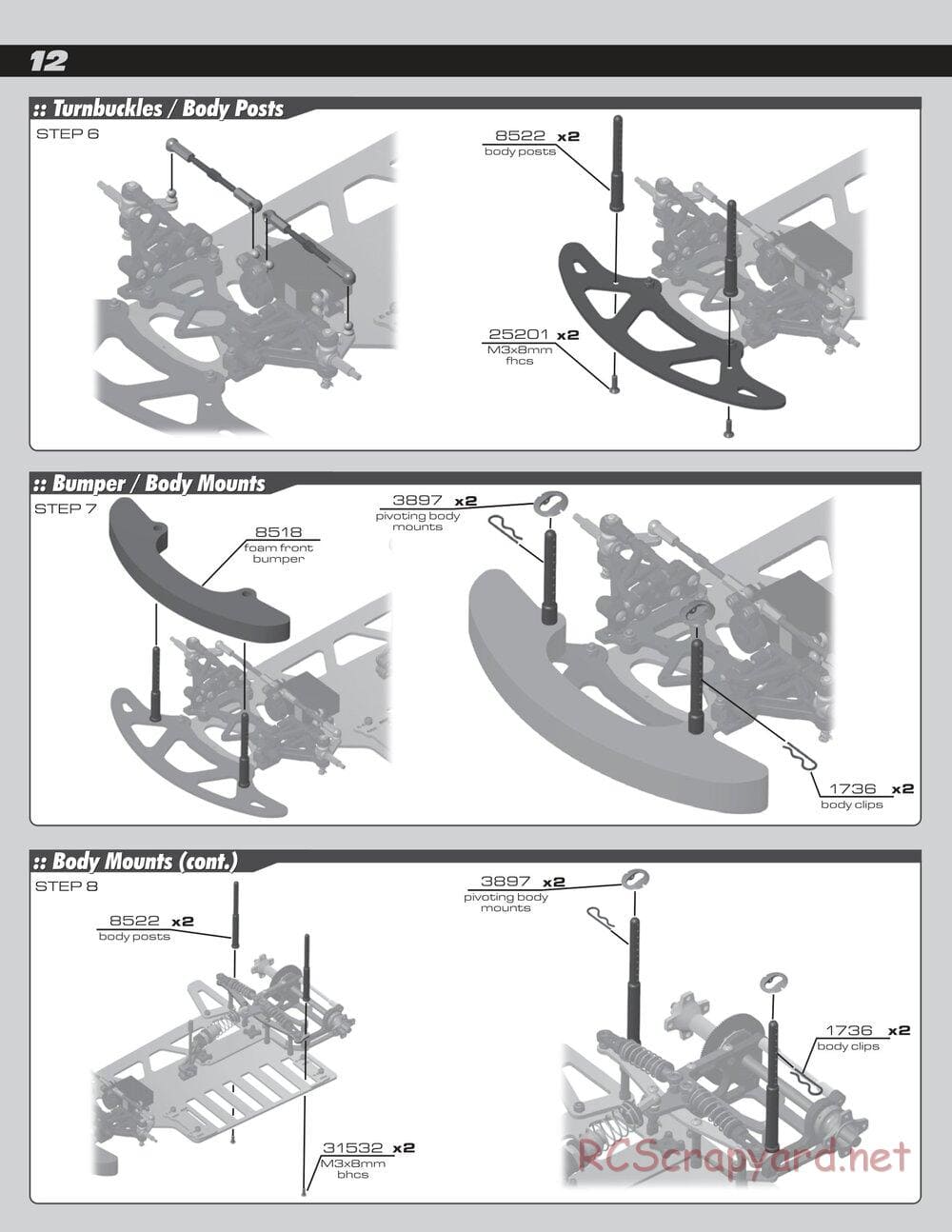 Team Associated - RC10R5 Oval Factory Team - Manual - Page 12