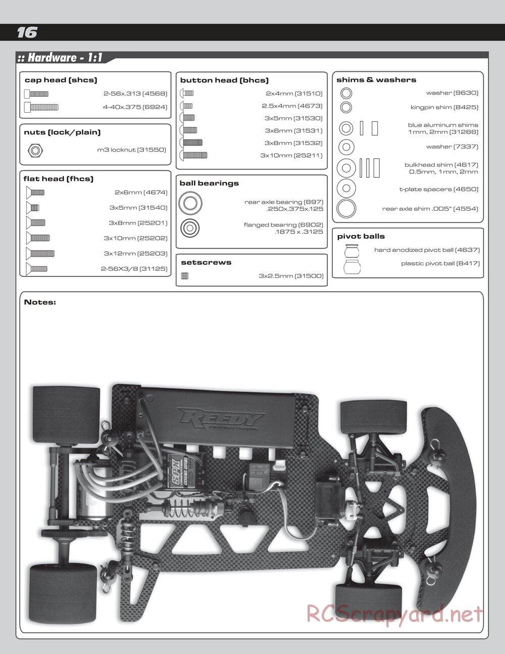 Team Associated - RC10R5 Oval Factory Team - Manual - Page 16