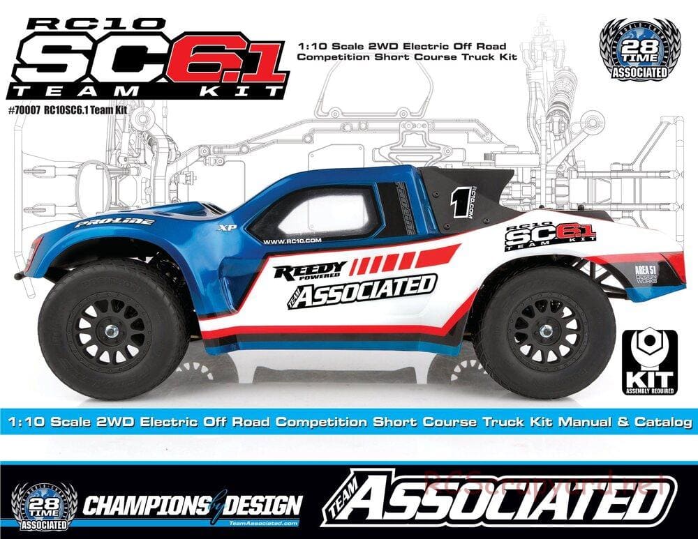 Team Associated - RC10 SC6.1 Team - Manual - Page 1