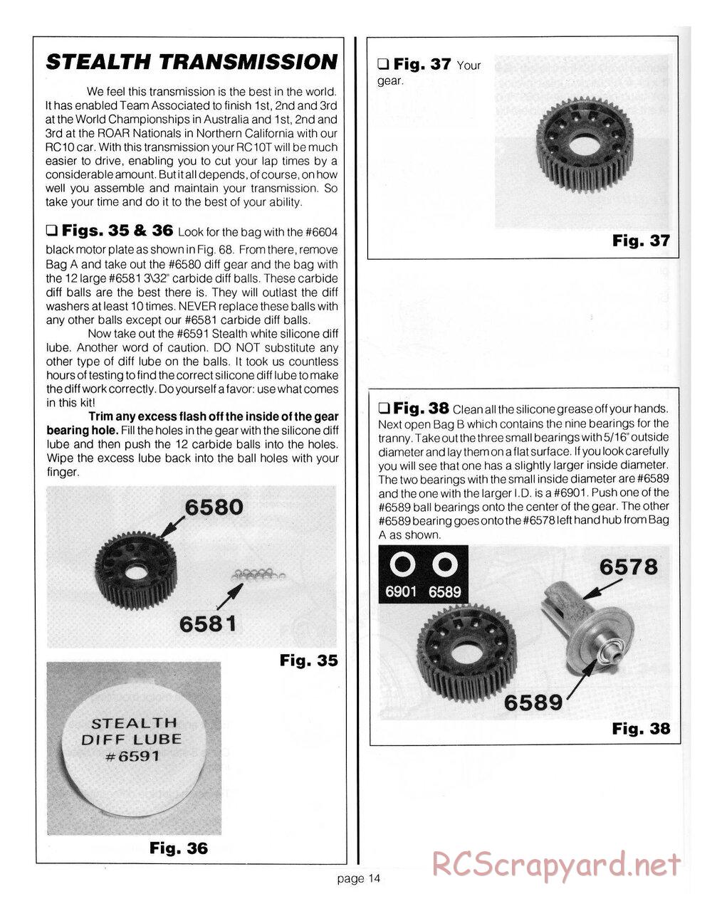 Team Associated - RC10T - Manual - Page 13