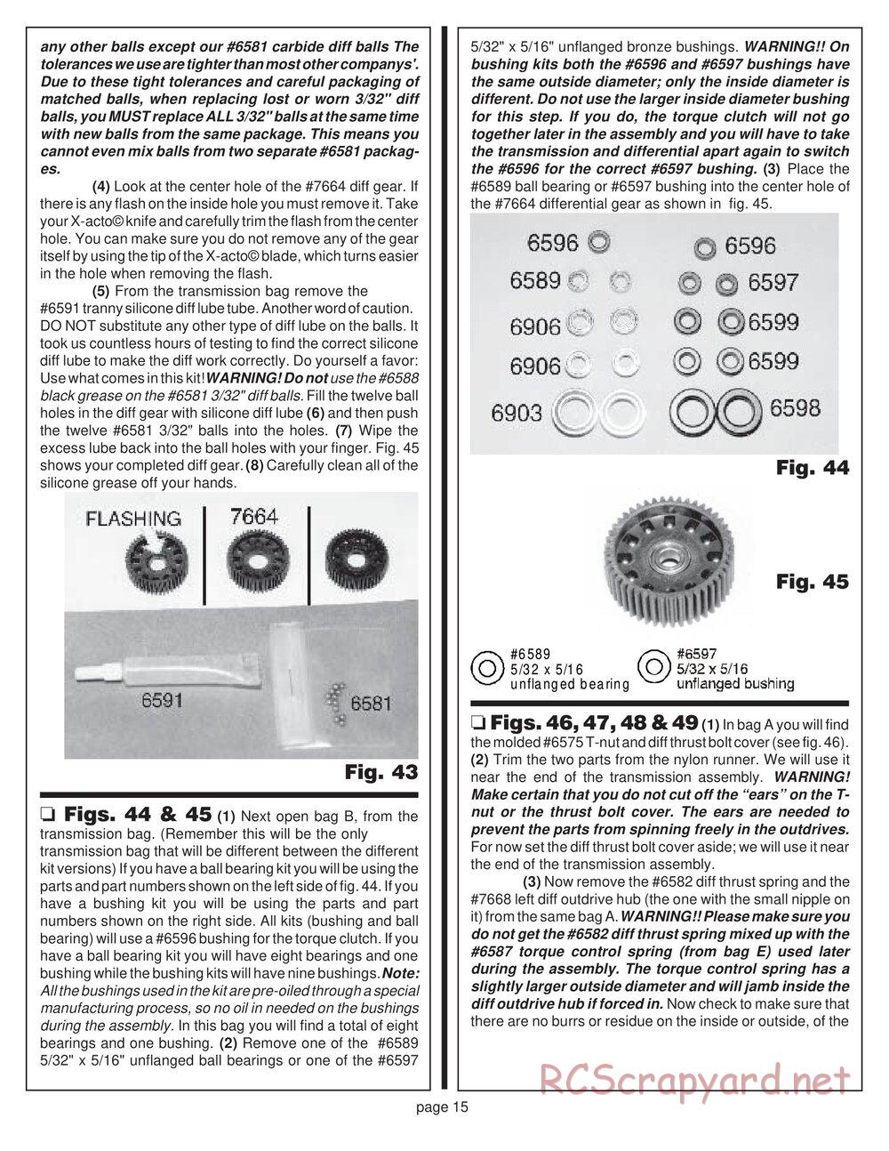 Team Associated - RC10T2 - Manual - Page 12