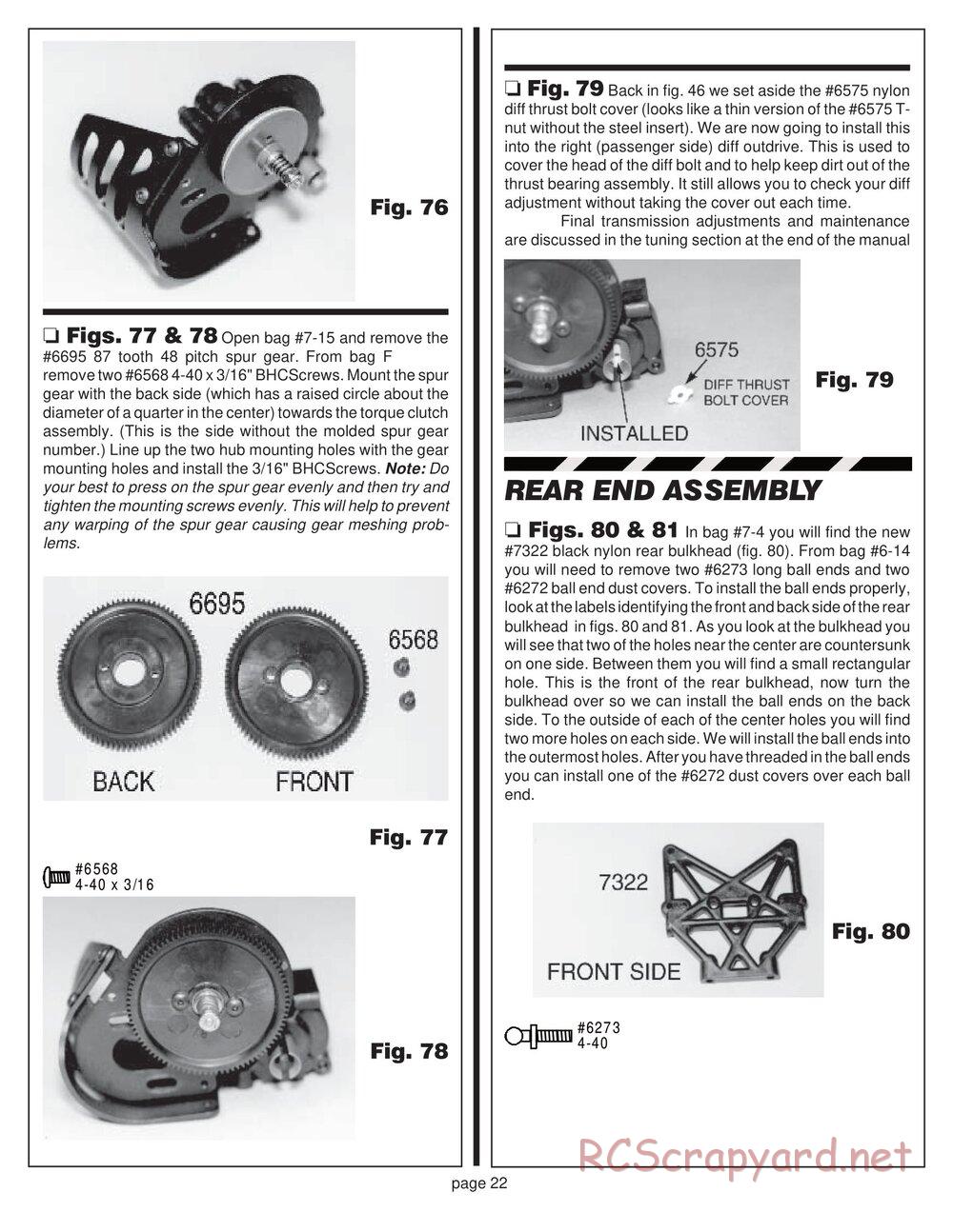 Team Associated - RC10T2 - Manual - Page 19