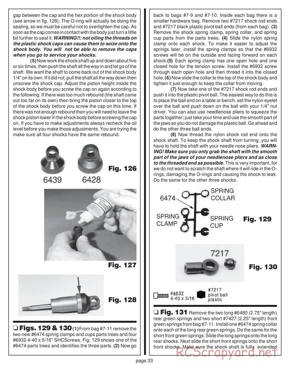 Team Associated - RC10T2 - Manual - Page 30