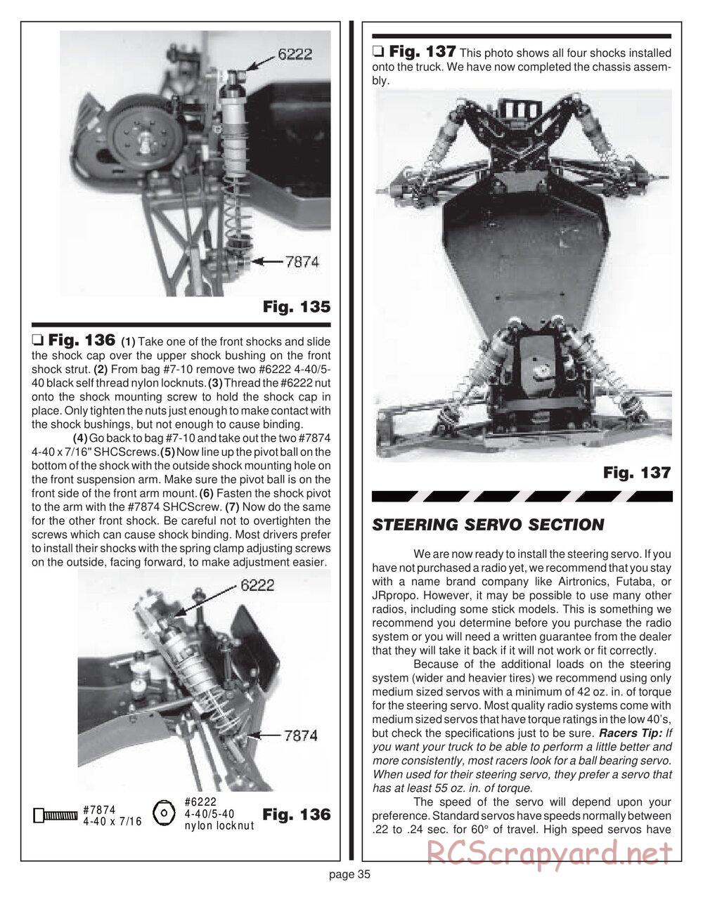 Team Associated - RC10T2 - Manual - Page 32