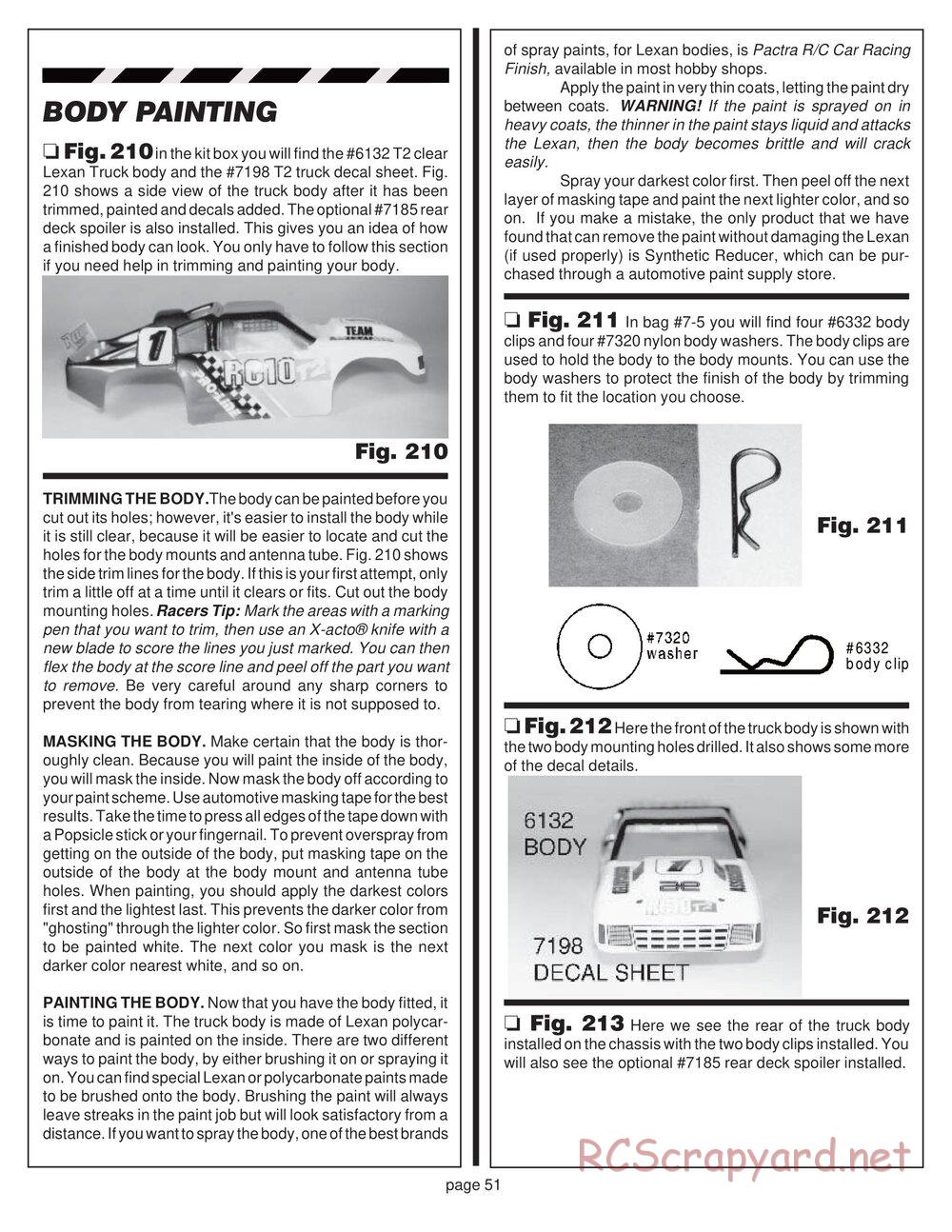 Team Associated - RC10T2 - Manual - Page 48