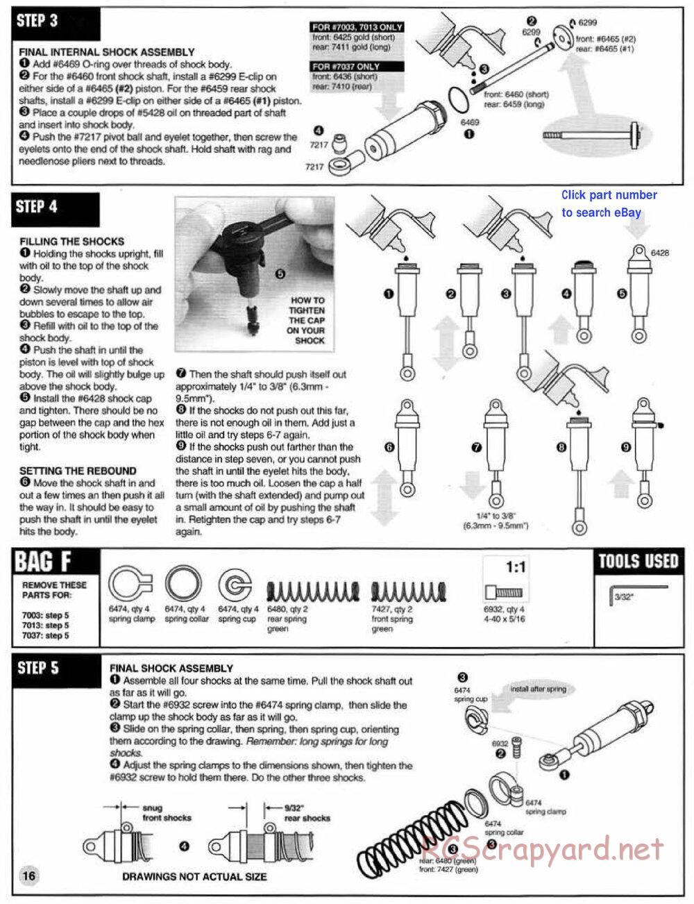 Team Associated - RC10T3 (1997) - Manual - Page 16