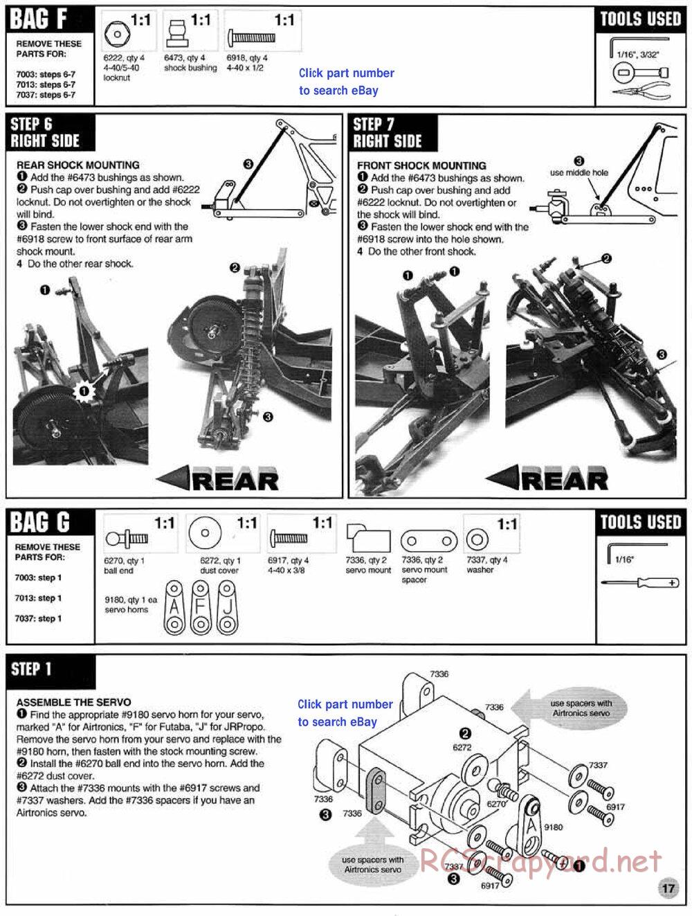 Team Associated - RC10T3 (1997) - Manual - Page 17