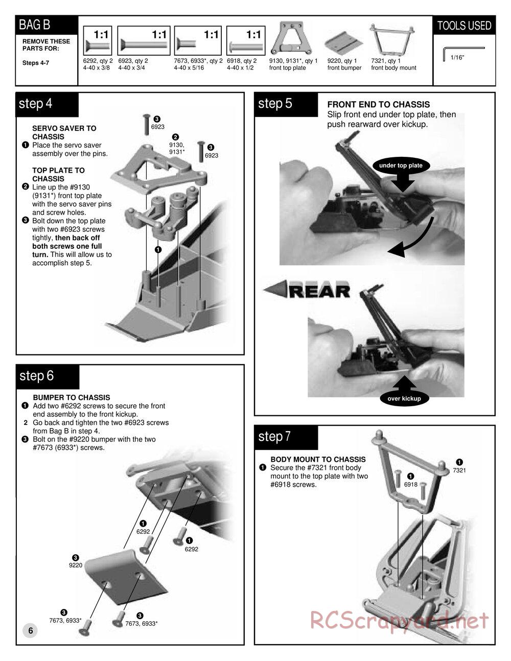 Team Associated - RC10T3 RTR (2001) - Manual - Page 6