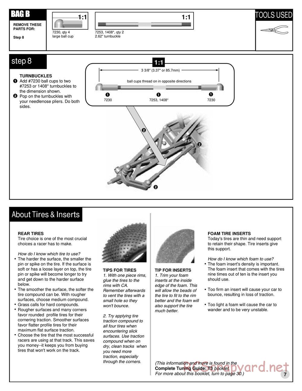 Team Associated - RC10T3 RTR (2001) - Manual - Page 7