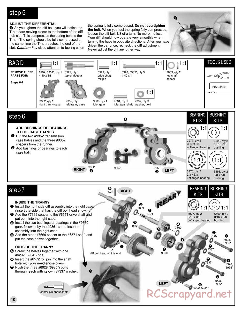 Team Associated - RC10T3 RTR (2001) - Manual - Page 10