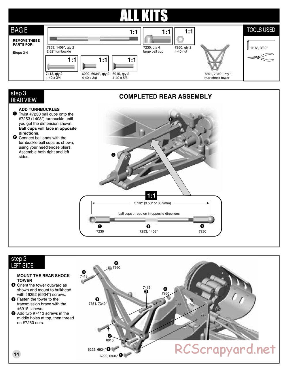Team Associated - RC10T3 RTR (2001) - Manual - Page 15