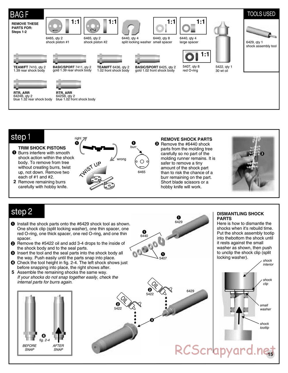 Team Associated - RC10T3 RTR (2001) - Manual - Page 16