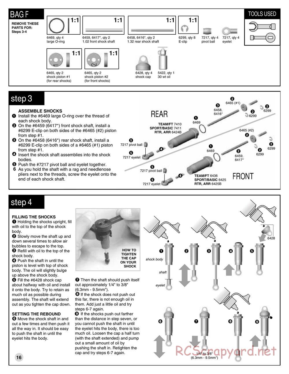 Team Associated - RC10T3 RTR (2001) - Manual - Page 17