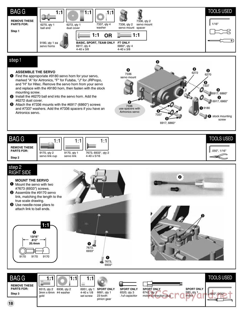 Team Associated - RC10T3 RTR (2001) - Manual - Page 19