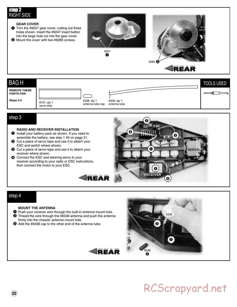 Team Associated - RC10T3 RTR (2001) - Manual - Page 23
