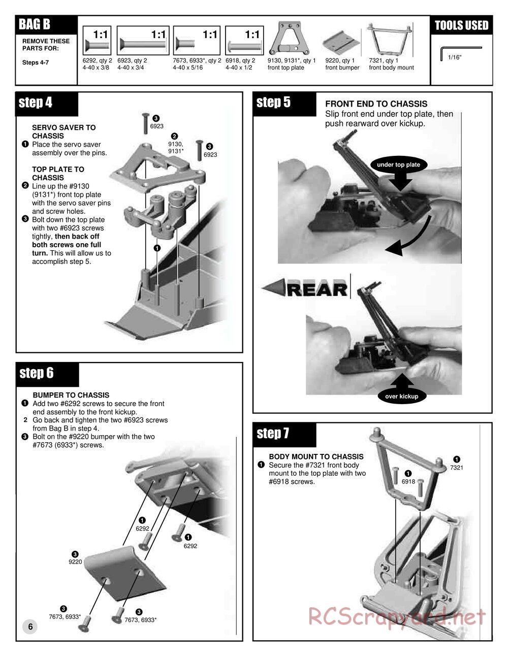 Team Associated - RC10T3 (2000) - Manual - Page 6