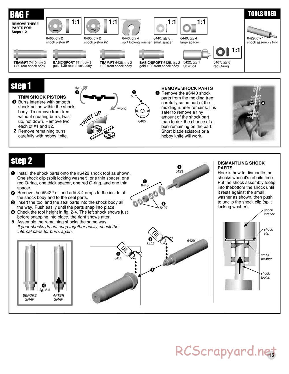 Team Associated - RC10T3 (2000) - Manual - Page 15