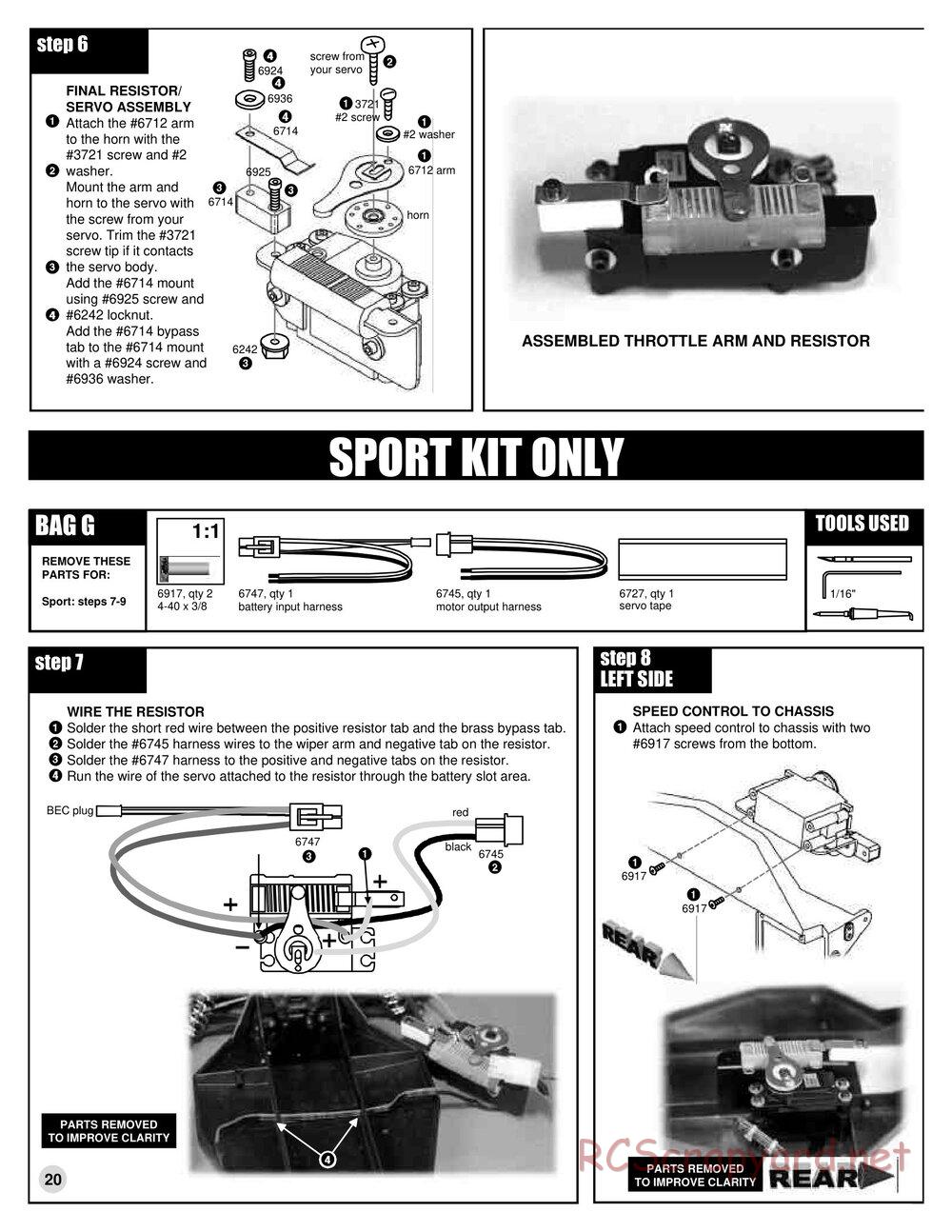 Team Associated - RC10T3 (2000) - Manual - Page 20