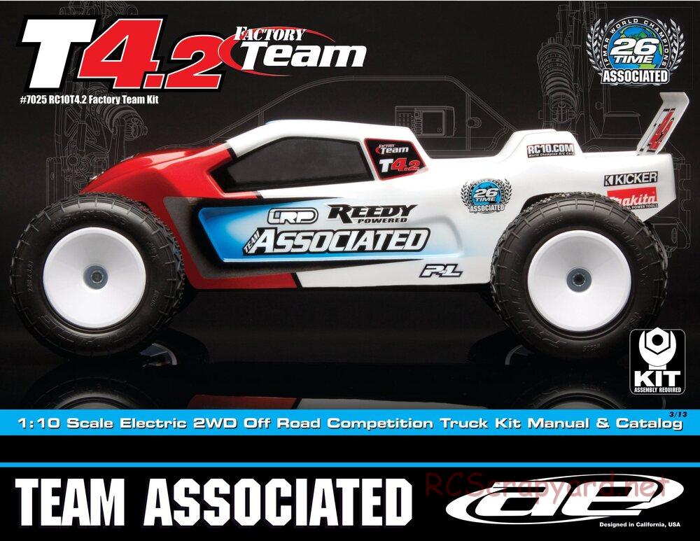 Team Associated - RC10T4.2 Factory Team - Manual - Page 1