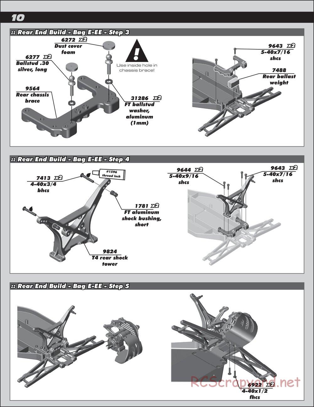 Team Associated - RC10T4.2 Factory Team - Manual - Page 10