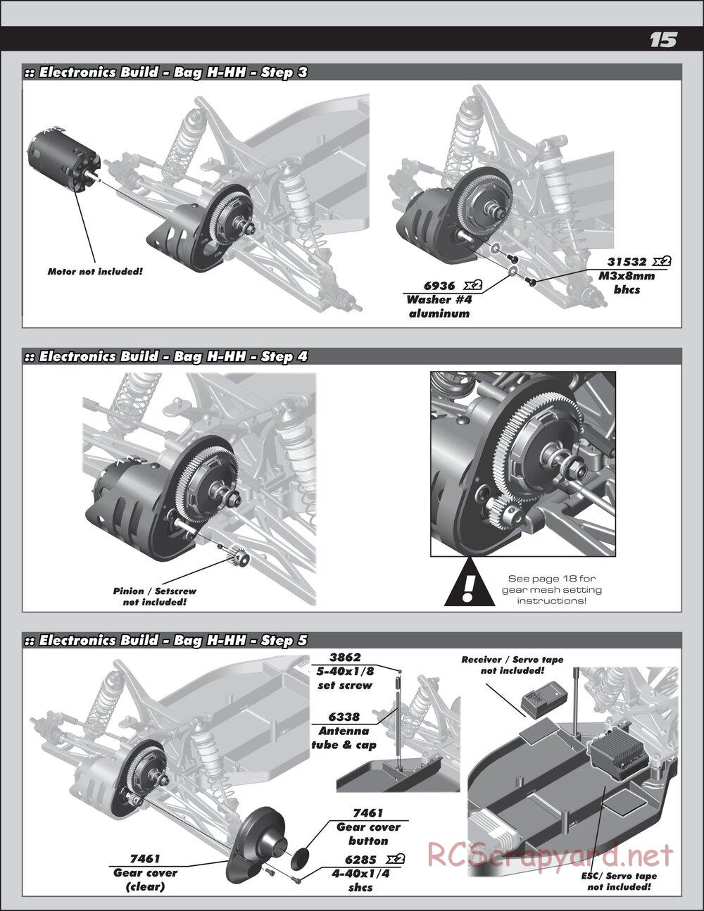 Team Associated - RC10T4.2 Factory Team - Manual - Page 15