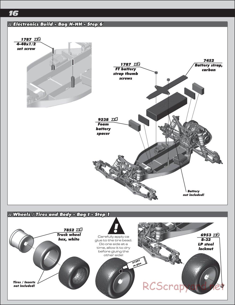 Team Associated - RC10T4.2 Factory Team - Manual - Page 16