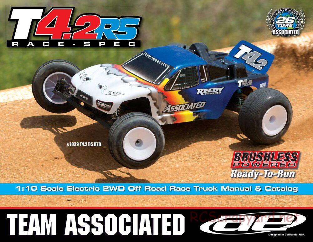 Team Associated - RC10T4.2 RS RTR - Manual - Page 1