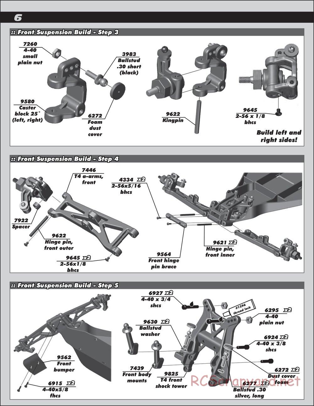 Team Associated - RC10T4.2 RS RTR - Manual - Page 6