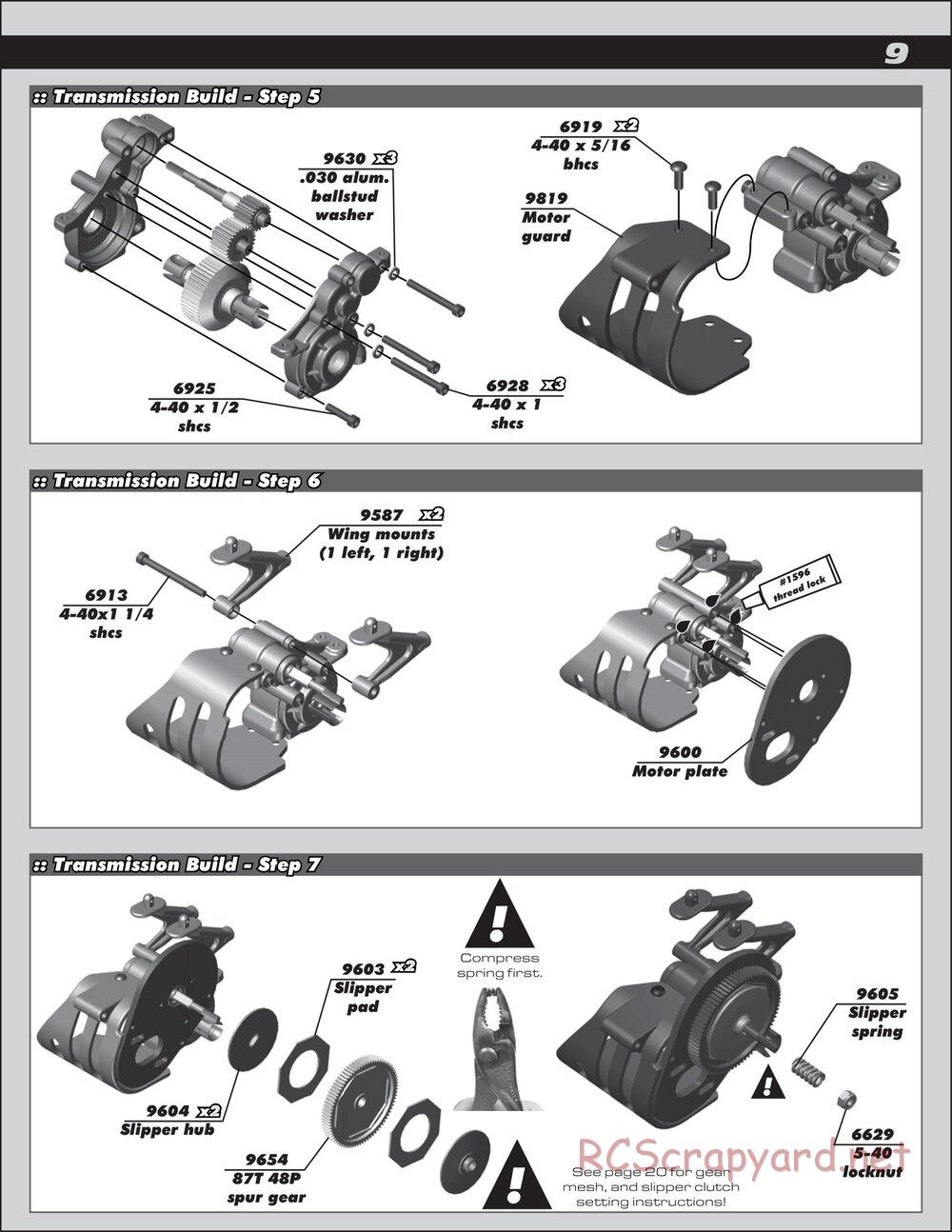 Team Associated - RC10T4.2 RS RTR - Manual - Page 9