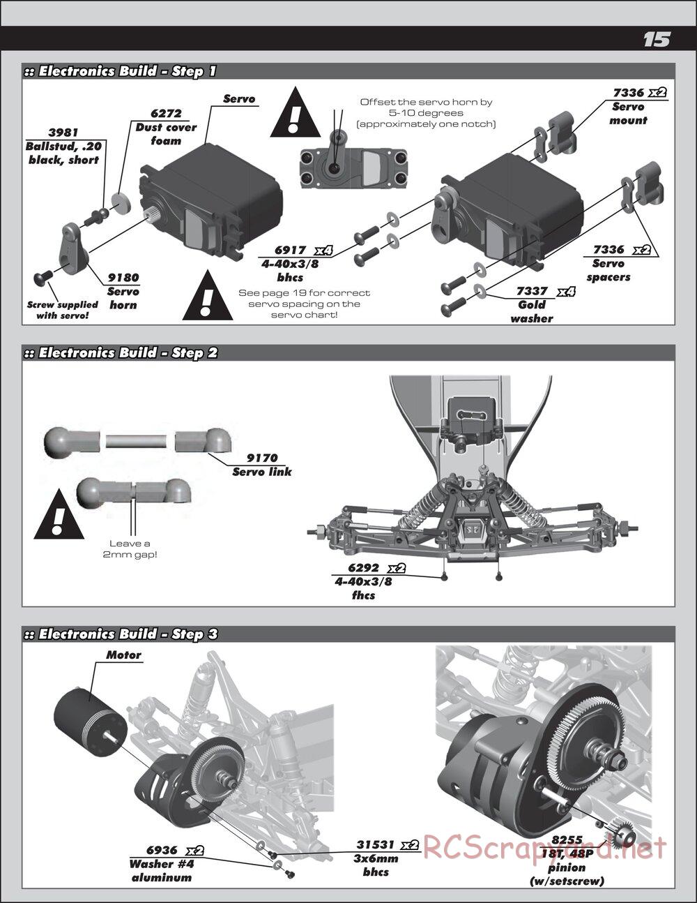 Team Associated - RC10T4.2 RS RTR - Manual - Page 15