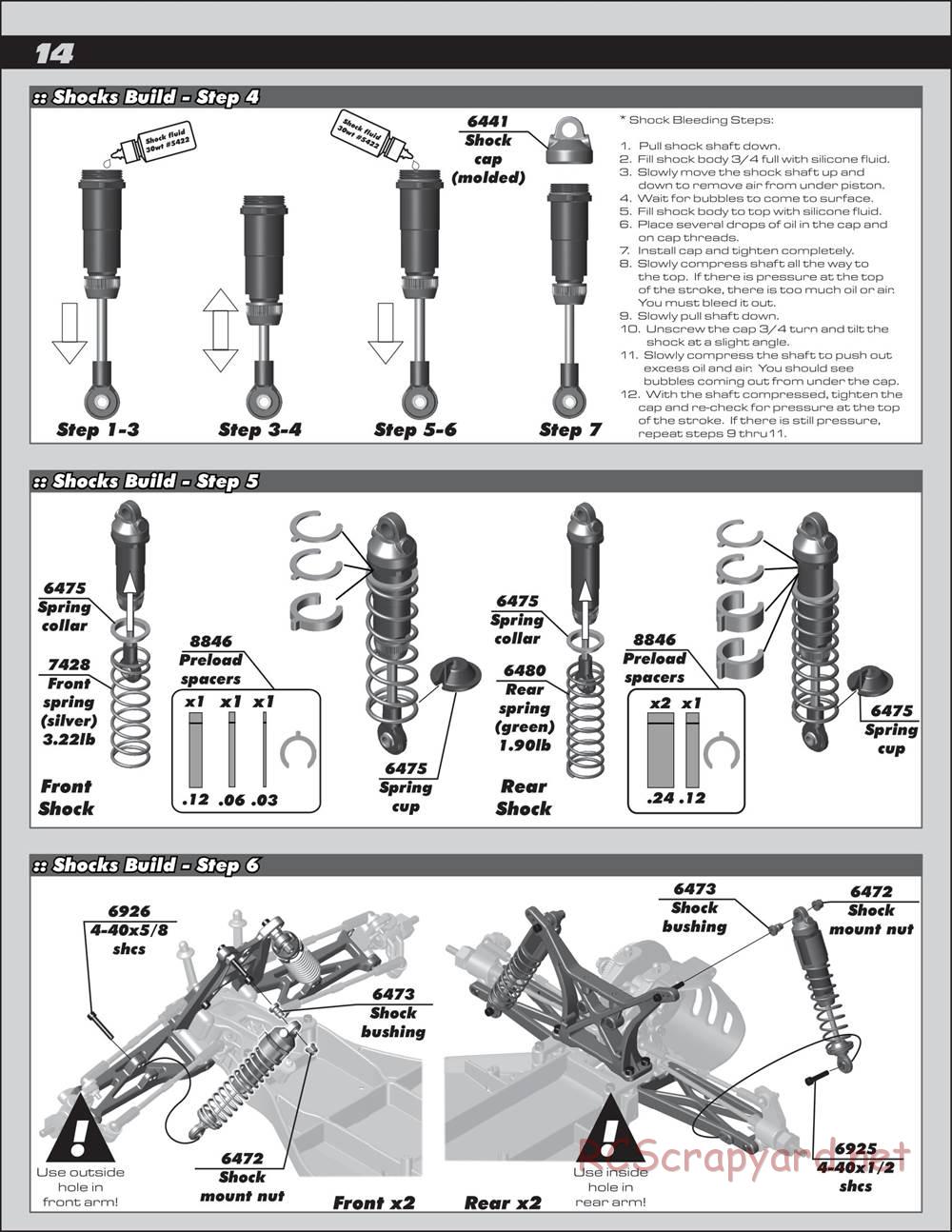 Team Associated - RC10T4.3 - Manual - Page 14