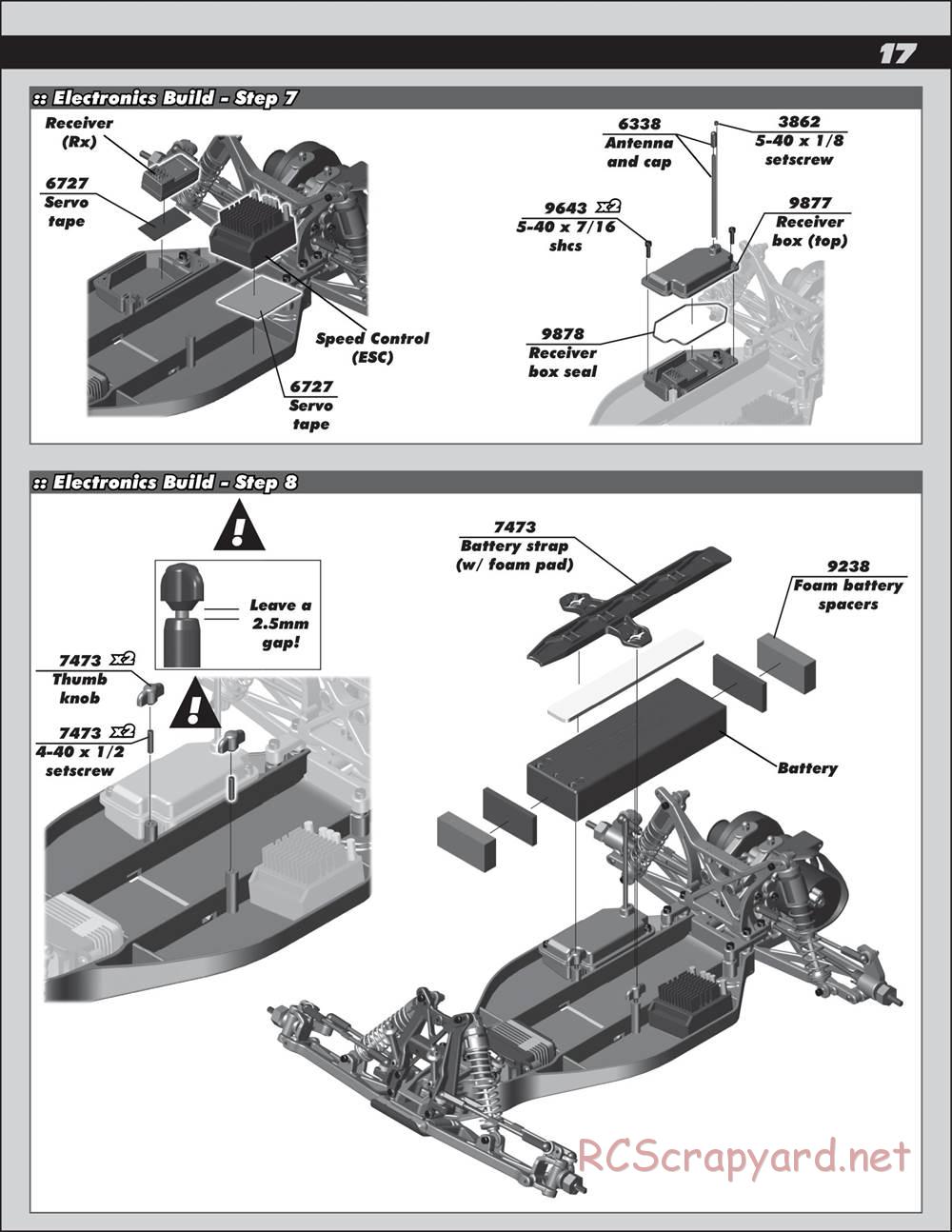 Team Associated - RC10T4.3 - Manual - Page 17