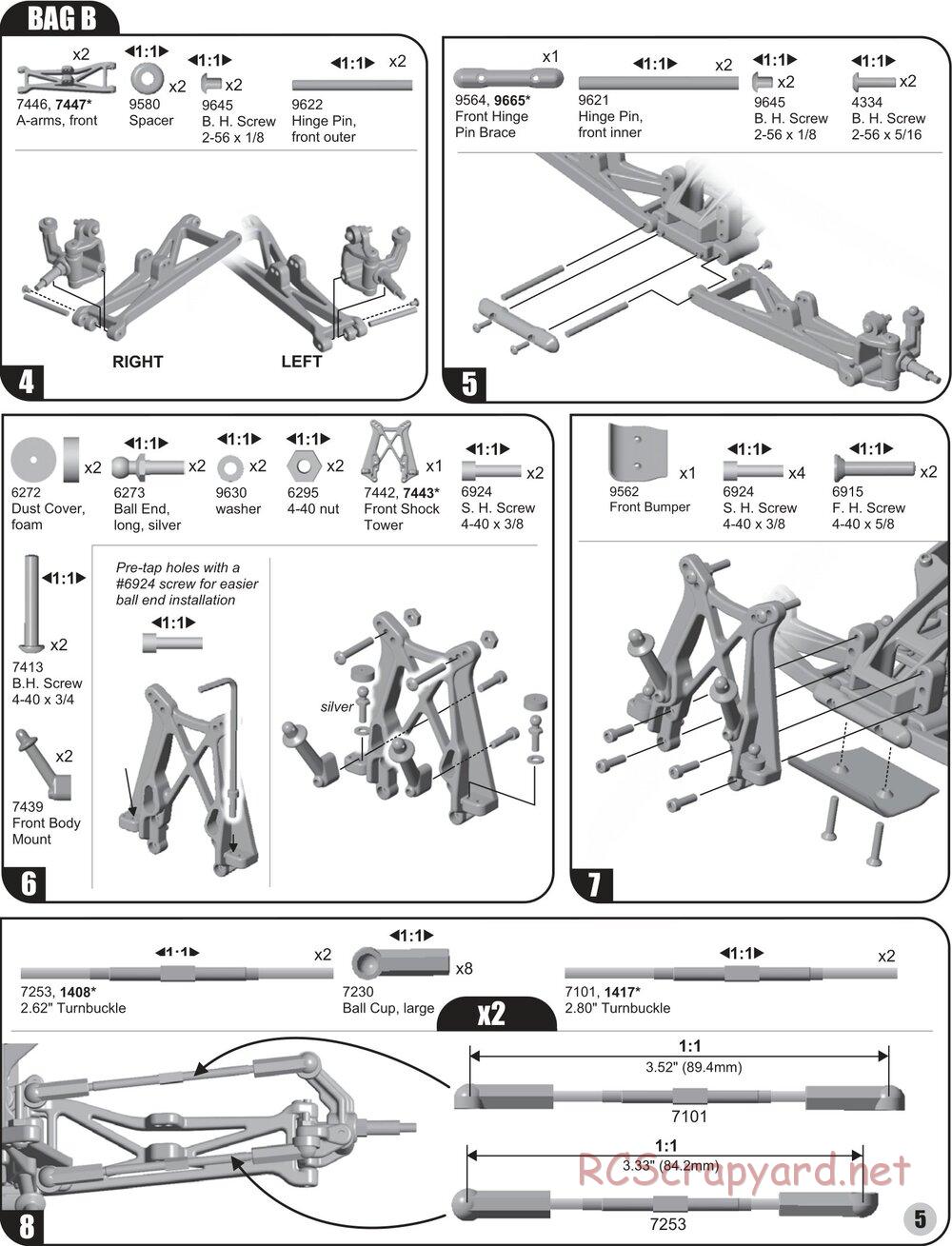Team Associated - RC10T4 (2004) - Manual - Page 5
