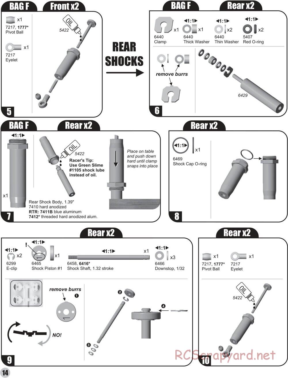 Team Associated - RC10T4 (2004) - Manual - Page 13