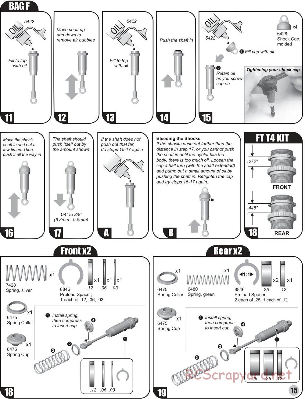 Team Associated - RC10T4 (2004) - Manual - Page 14