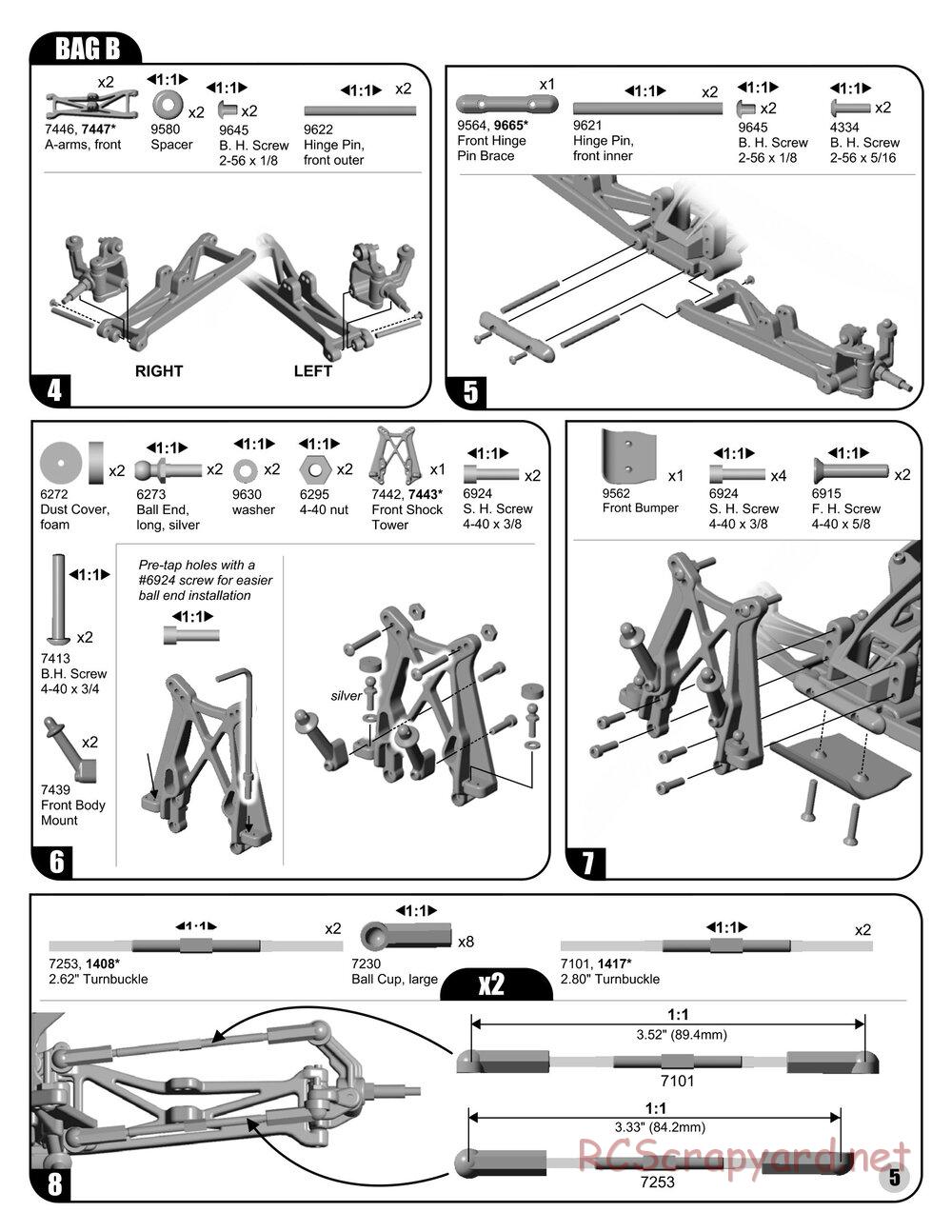 Team Associated - RC10T4 RS - Manual - Page 5