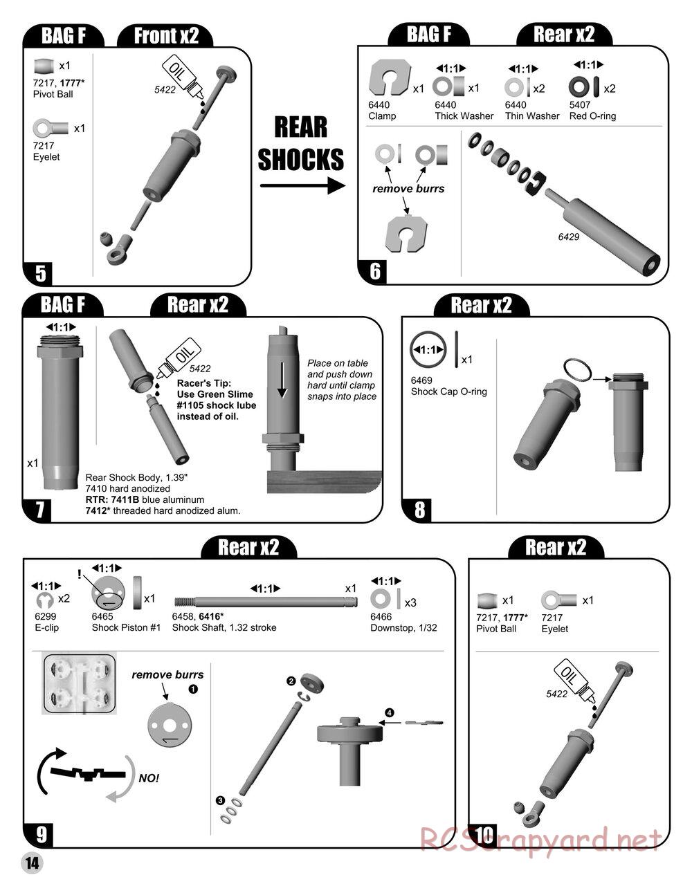 Team Associated - RC10T4 RS - Manual - Page 12