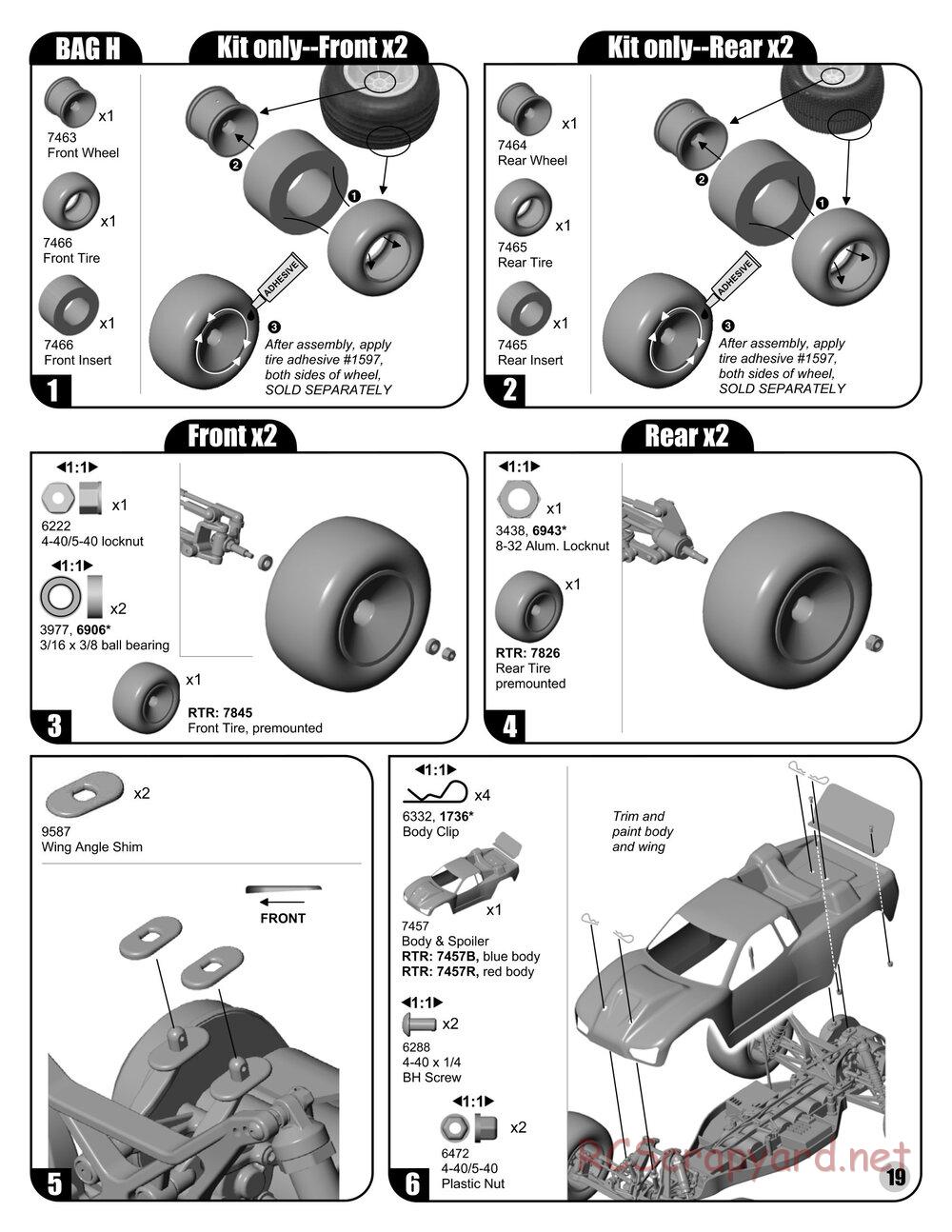 Team Associated - RC10T4 RS - Manual - Page 17