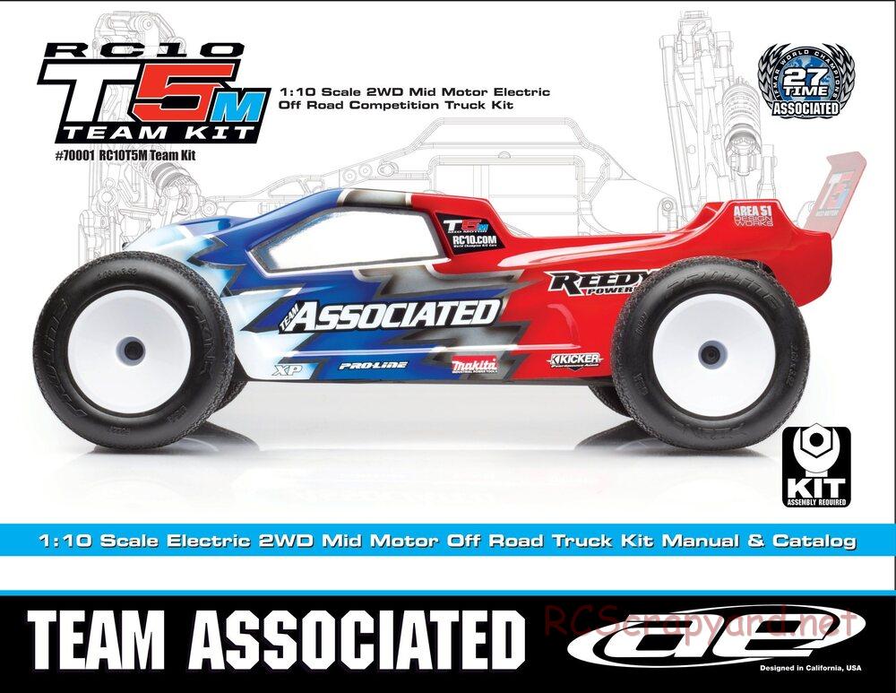 Team Associated - RC10T5M Team Kit - Manual - Page 1