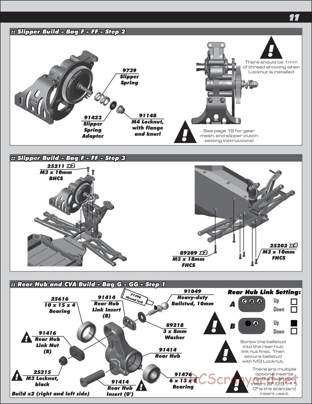 Team Associated - RC10T5M Team Kit - Manual - Page 11