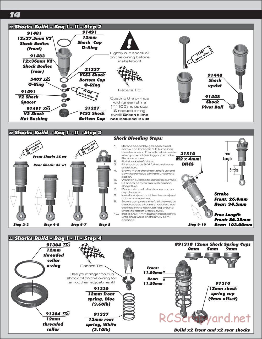 Team Associated - RC10T5M Team Kit - Manual - Page 14