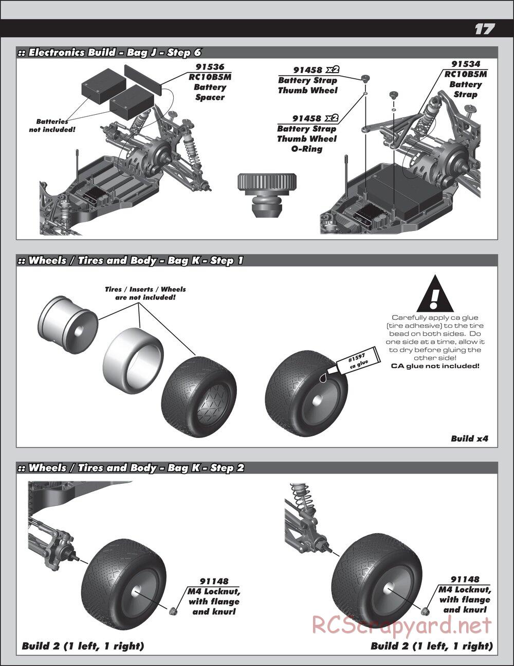 Team Associated - RC10T5M Team Kit - Manual - Page 17