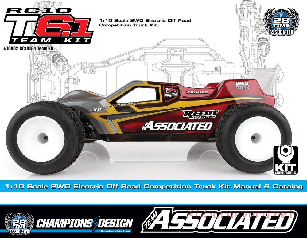 Team Associated - RC10T6.1 - Manual - Page 1